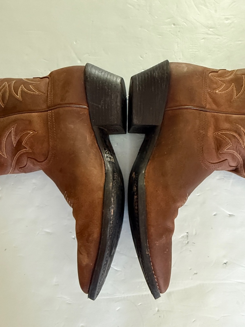 ARIAT Women’s 10 Heritage R Toe Western Boots Distressed Brown Coastal Cowgirl - Picture 6 of 15